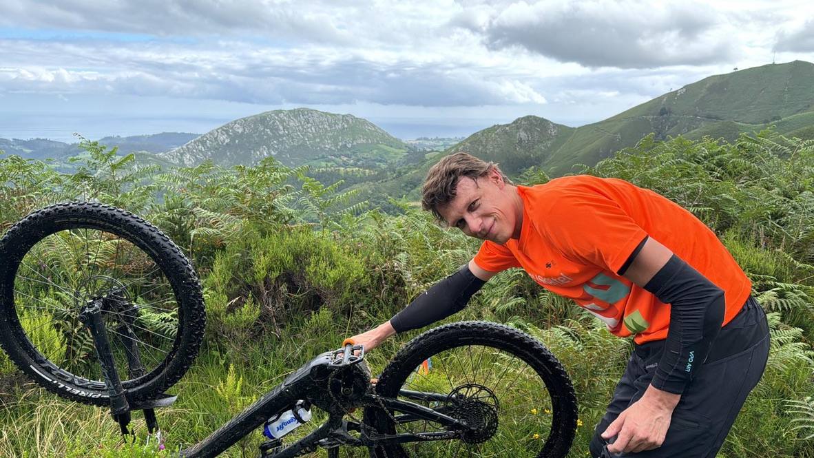 Peter op de trail